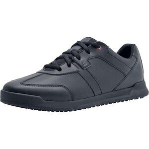 Non Slip Food Service Work Sneakers Lace-Up Breathable Shoes for Crews Men's